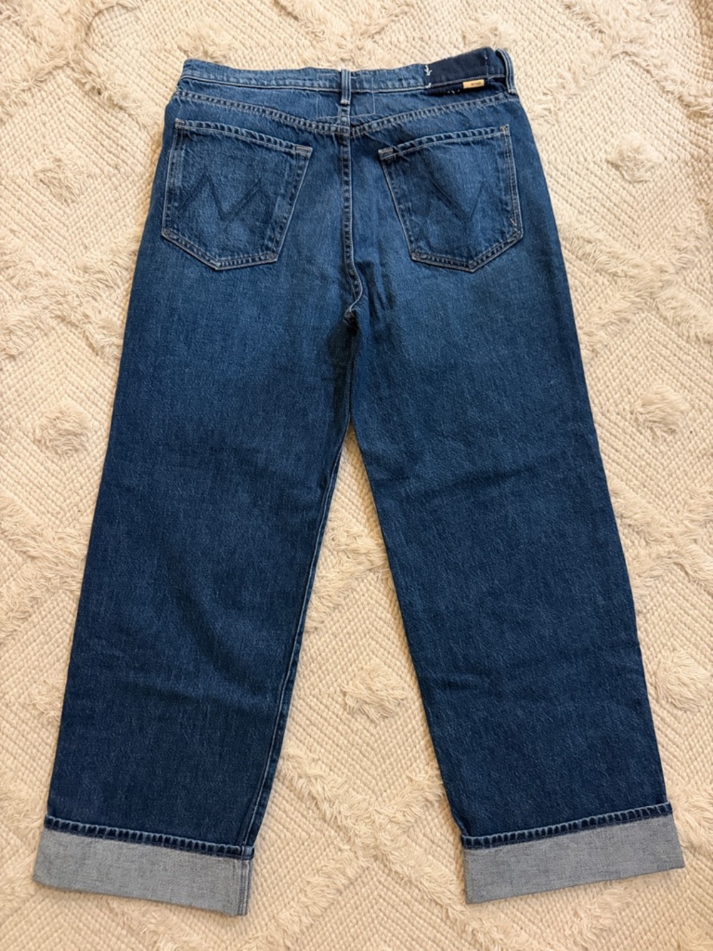 Mother The Lil Spitfire Nerdy Cuff Jeans - Picture 7 of 8